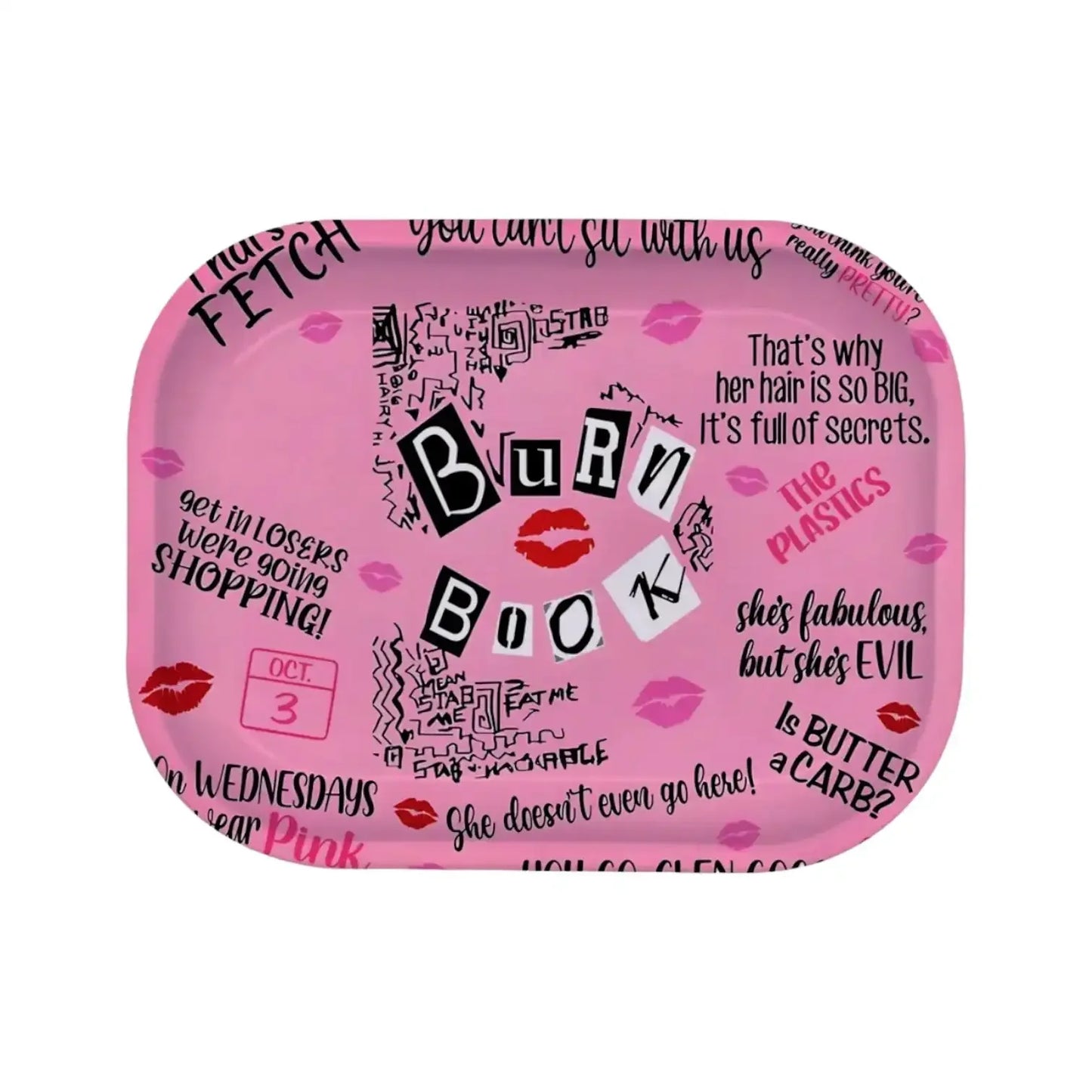 "Burn Book" Grinder & Rolling Tray