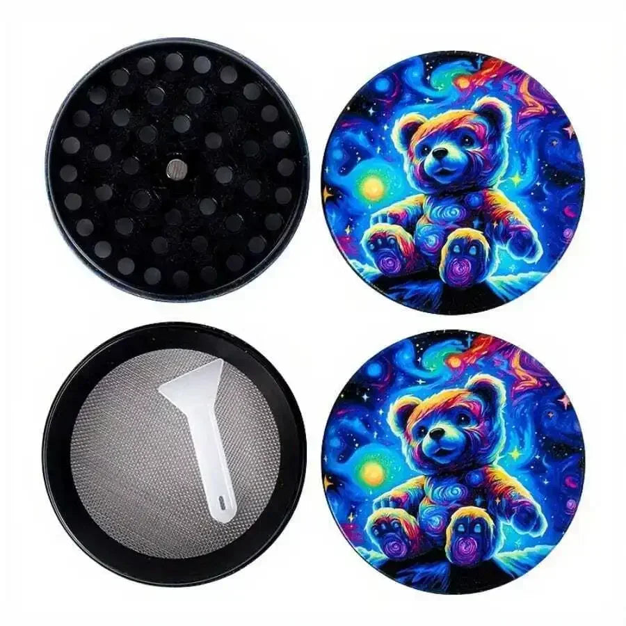 Space Bear Grinder & Rolling Tray Set