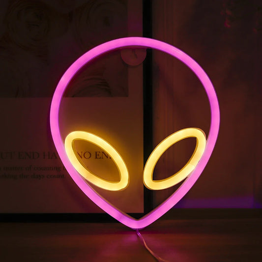 Alien Neon Lamp