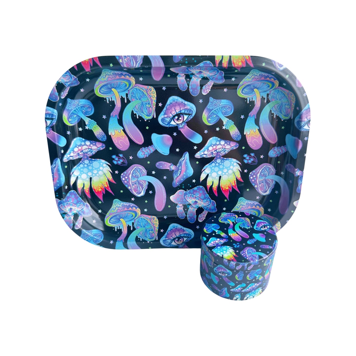 "Mushies" Grinder & Rolling Tray