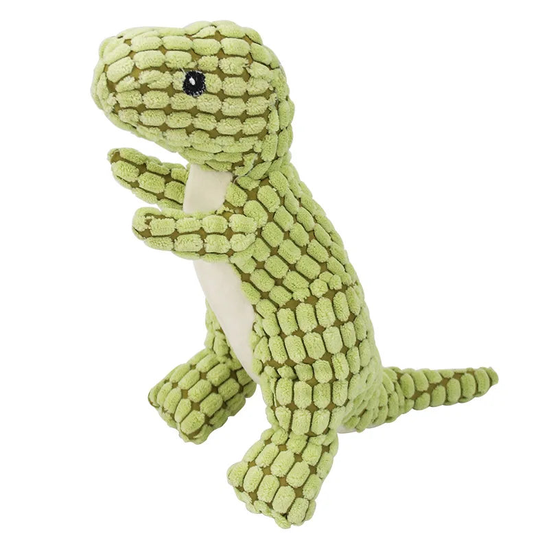Dinosaur Plush Dog Toy