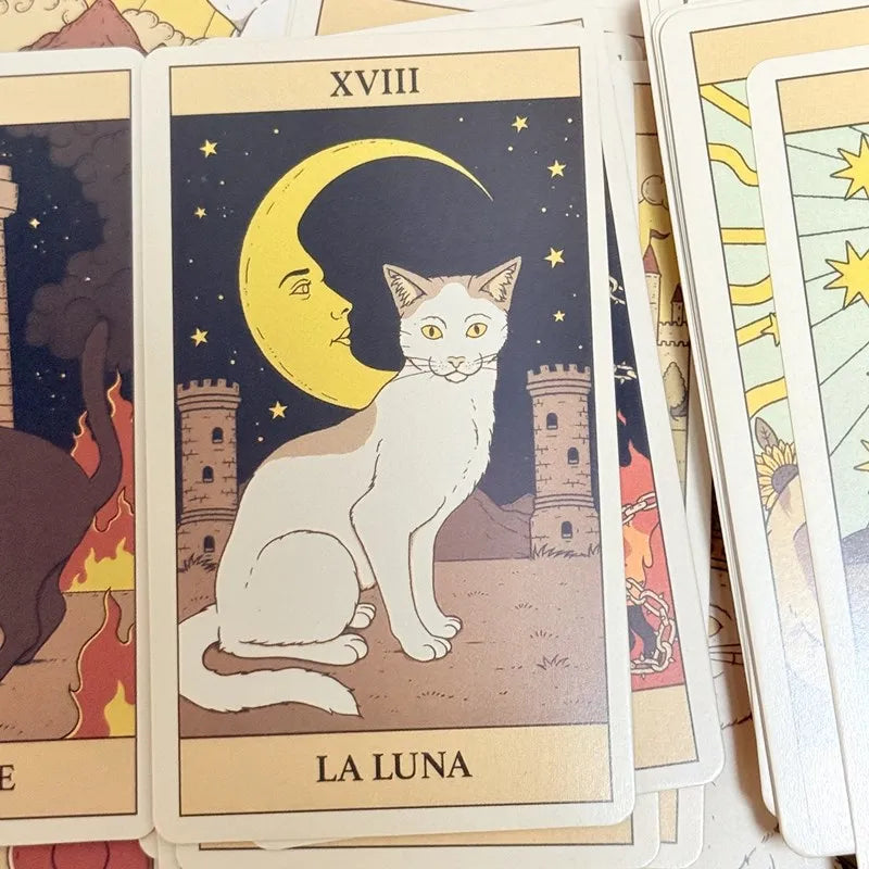 "El Tarot De Los Gatos" (Spanish Version) / "Cats Rule The Earth" (English Version)Tarot Deck