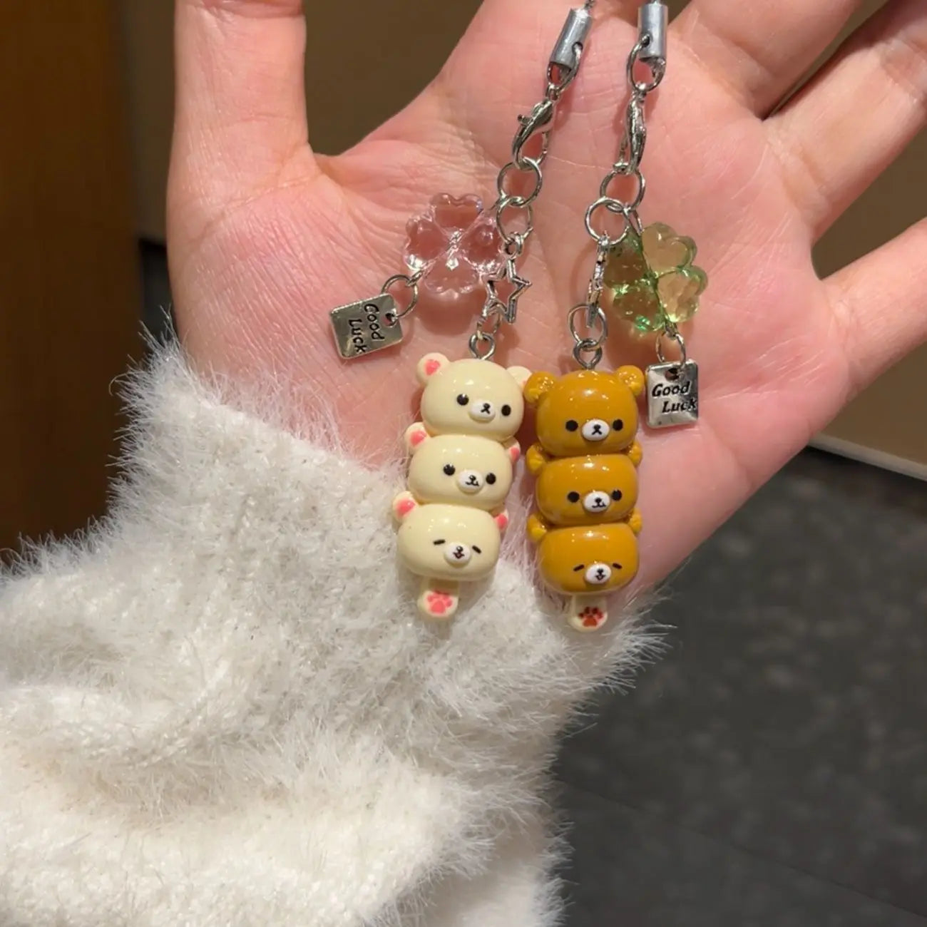 "Kawaii Bear" Phone Charms