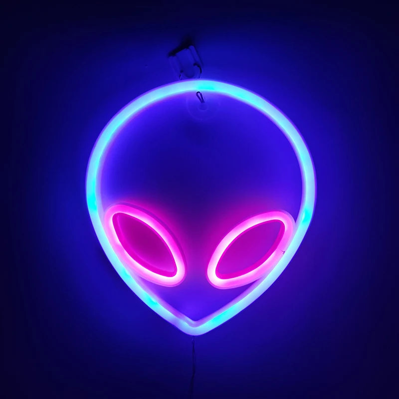Alien Neon Lamp