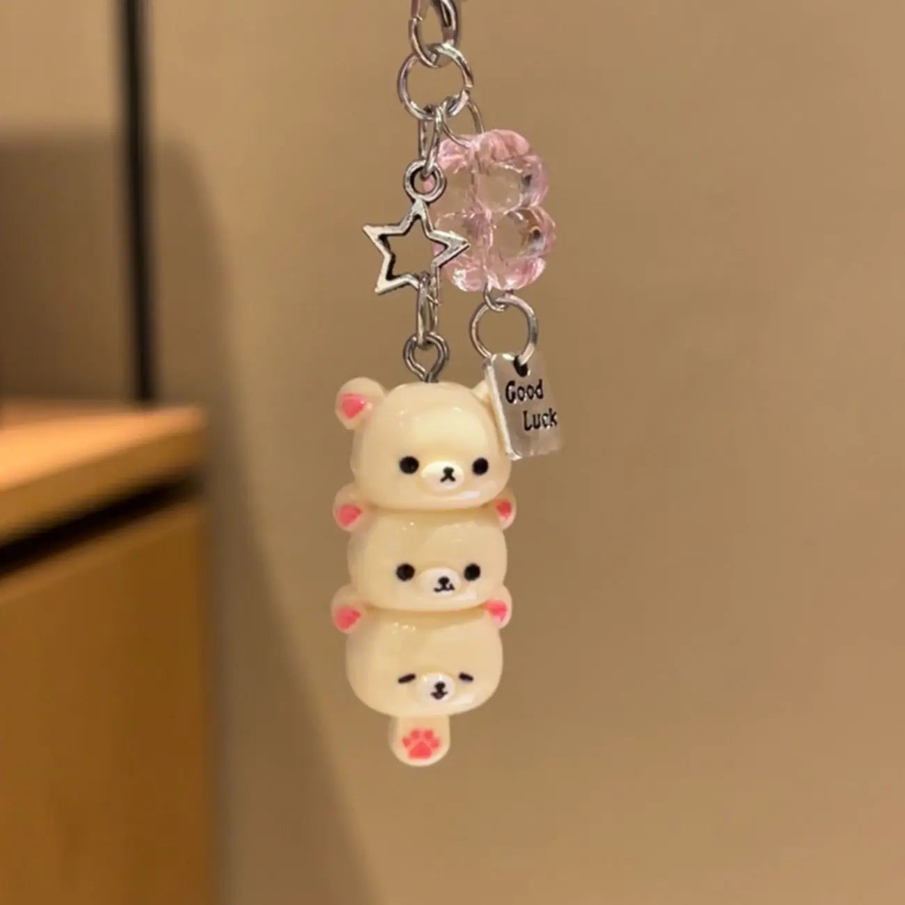"Kawaii Bear" Phone Charms
