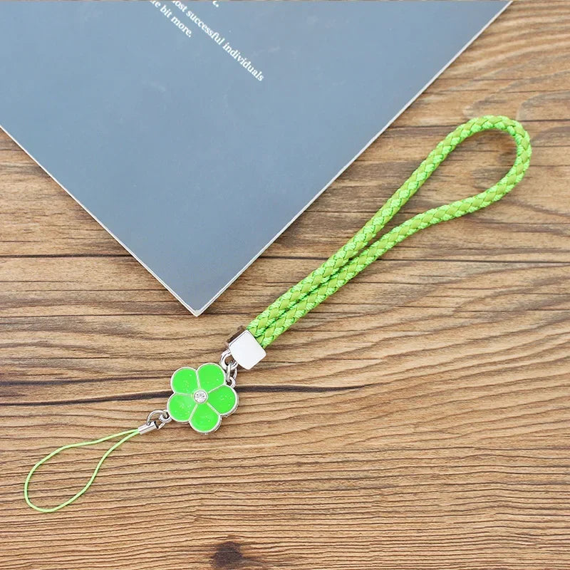 Flower Charm Wrist Strap