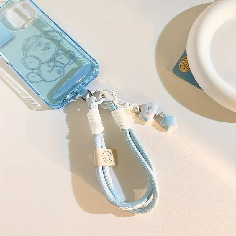 Kawaii Cloud & Star Phone Wrist Strap