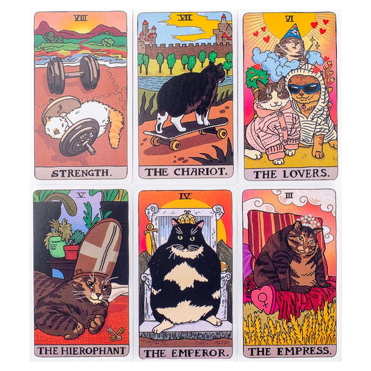 Cat Meme Tarot Deck (22 Cards - Major Arcana Only)
