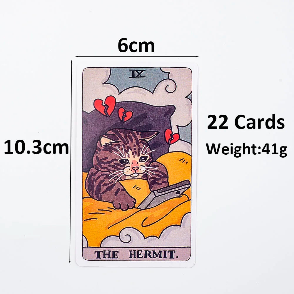 Cat Meme Tarot Deck (22 Cards - Major Arcana Only)