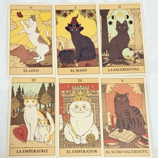 "El Tarot De Los Gatos" (Spanish Version) / "Cats Rule The Earth" (English Version)Tarot Deck