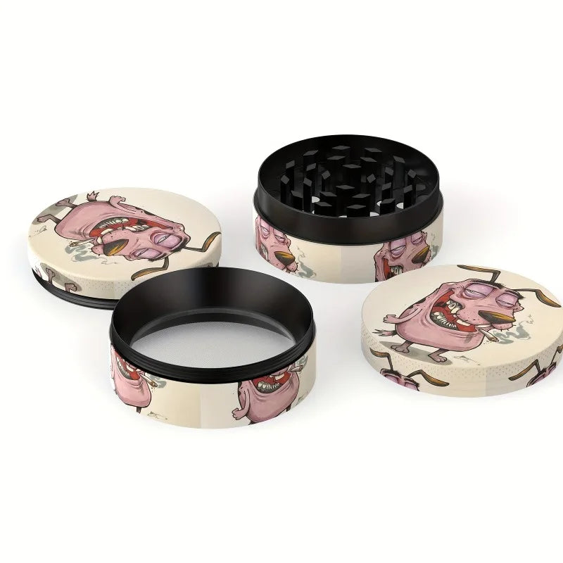 "Courage The Cowardly Dog" Metal Grinder