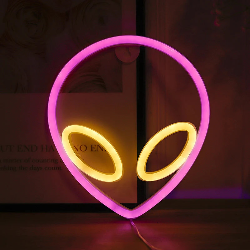 Alien Neon Lamp