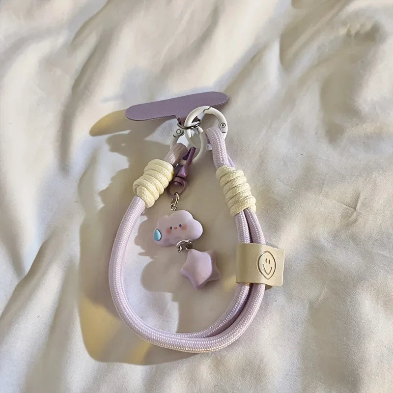 Kawaii Cloud & Star Phone Wrist Strap