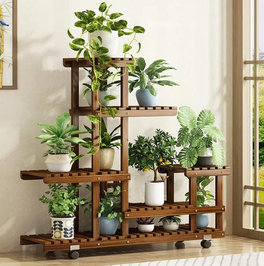 6 Tier Wooden Plant Stand