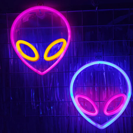 Alien Neon Lamp