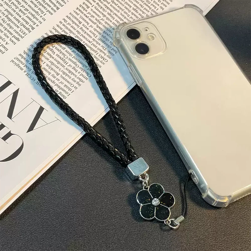 Flower Charm Wrist Strap