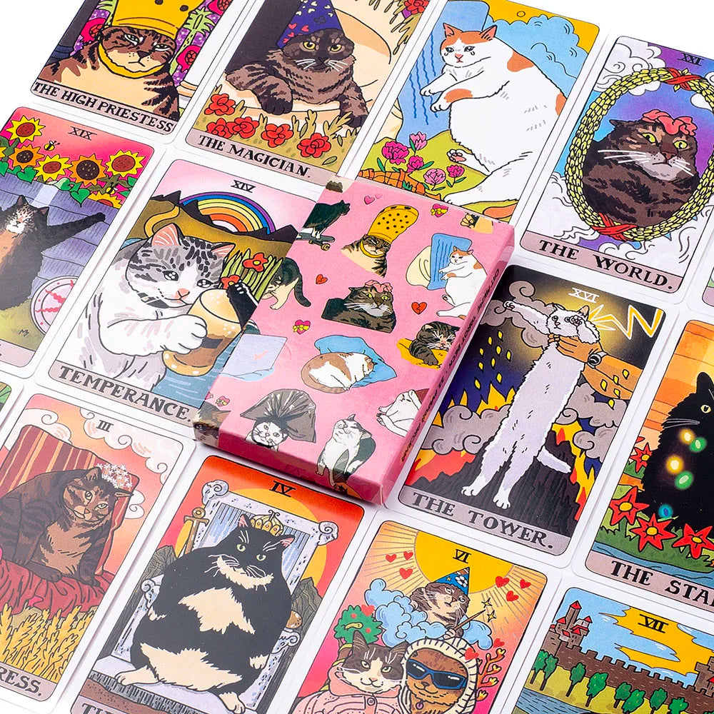 Cat Meme Tarot Deck (22 Cards - Major Arcana Only)